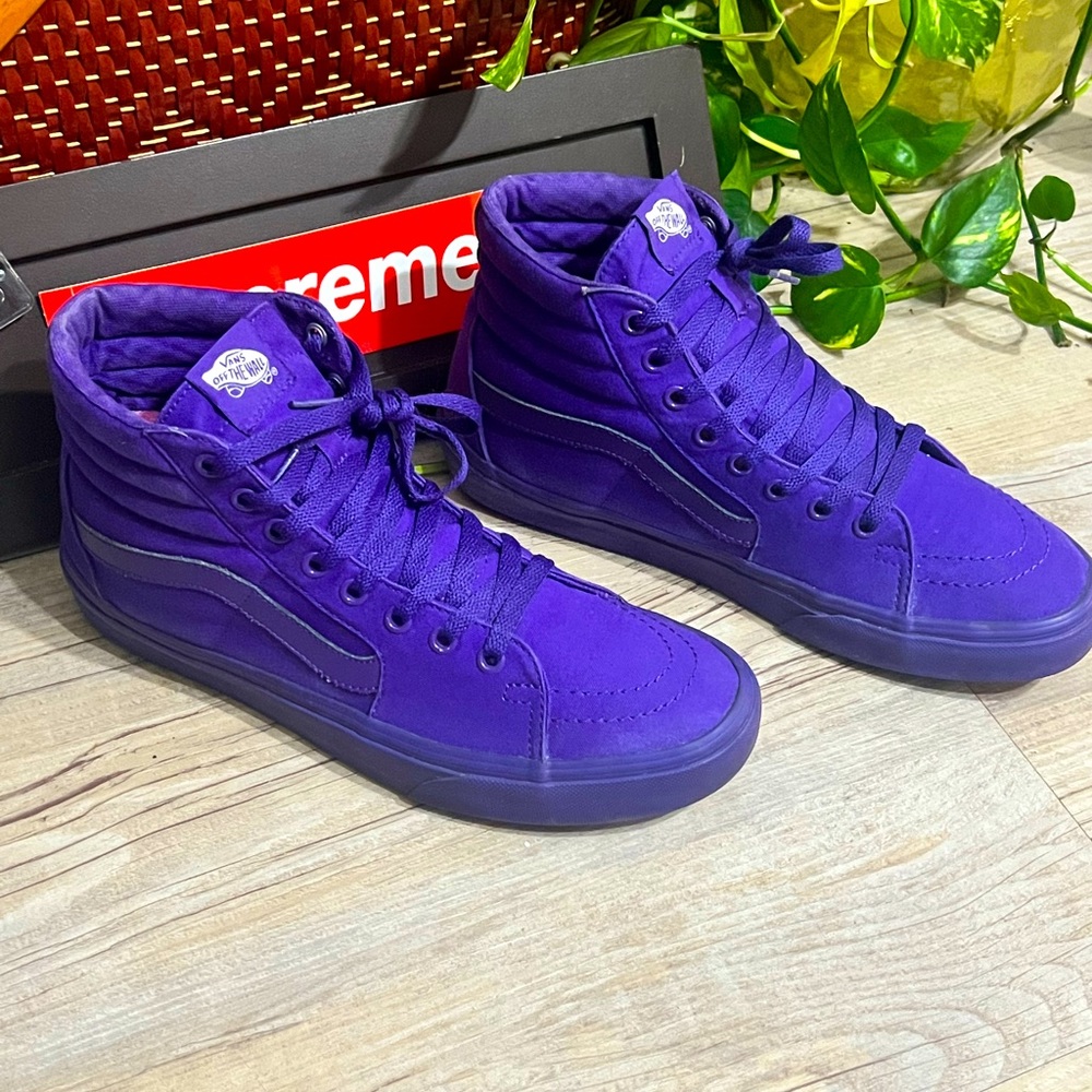 VANS | OFF THE WALL | PURPLE | HIGHTOPS | Clean | Comfy | School & Skate…